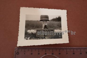 Foto Grabkreuz des Ritterkreuzträger Oberleutnant Hans Kolbow - JG Mölders